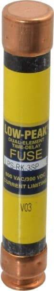 Cooper Bussmann - 300 VDC, 600 VAC, 3 Amp, Time Delay General Purpose Fuse - Fuse Holder Mount, 127mm OAL, 100 at DC, 300 at AC (RMS) kA Rating, 13/16" Diam - Industrial Tool & Supply