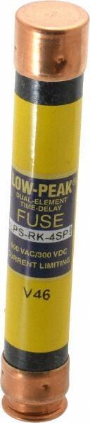 Cooper Bussmann - 300 VDC, 600 VAC, 4 Amp, Time Delay General Purpose Fuse - Fuse Holder Mount, 127mm OAL, 100 at DC, 300 at AC (RMS) kA Rating, 13/16" Diam - Industrial Tool & Supply
