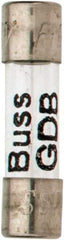 Cooper Bussmann - 250 VAC, 32 VDC, 0.1 Amp, Fast-Acting Miniature Glass Fuse - 20mm OAL, 5mm Diam - Industrial Tool & Supply