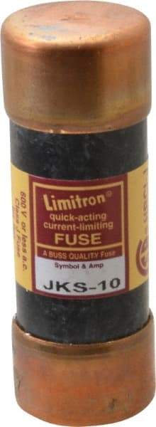 Cooper Bussmann - 600 VAC, 10 Amp, Fast-Acting General Purpose Fuse - Fuse Holder Mount, 2-1/4" OAL, 200 (RMS) kA Rating, 13/16" Diam - Industrial Tool & Supply