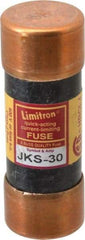 Cooper Bussmann - 600 VAC, 30 Amp, Fast-Acting General Purpose Fuse - Fuse Holder Mount, 2-1/4" OAL, 200 (RMS) kA Rating, 13/16" Diam - Industrial Tool & Supply