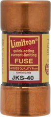 Cooper Bussmann - 600 VAC, 40 Amp, Fast-Acting General Purpose Fuse - Fuse Holder Mount, 2-3/8" OAL, 200 (RMS) kA Rating, 1-1/16" Diam - Industrial Tool & Supply