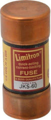 Cooper Bussmann - 600 VAC, 60 Amp, Fast-Acting General Purpose Fuse - Fuse Holder Mount, 2-3/8" OAL, 200 (RMS) kA Rating, 1-1/16" Diam - Industrial Tool & Supply