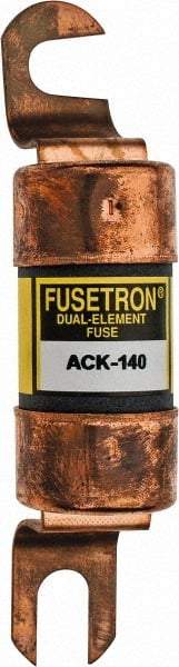 Cooper Bussmann - 140 Amp Time Delay Fast-Acting Forklift & Truck Fuse - 72VAC, 72VDC, 4.72" Long x 1" Wide, Littelfuse CCK140, Bussman ACK-140, Ferraz Shawmut ACK140 - Industrial Tool & Supply