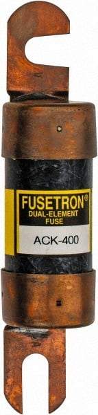 Cooper Bussmann - 400 Amp Time Delay Fast-Acting Forklift & Truck Fuse - 80VAC, 80VDC, 4.71" Long x 1" Wide, Bussman ACK-400, Ferraz Shawmut ACK400 - Industrial Tool & Supply