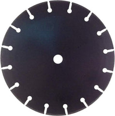 Disston - 12" Diam, 3/4 & 1" Arbor Hole Diam, Wet & Dry Cut Saw Blade - Tungsten Carbide-Tipped, Standard Round Arbor - Industrial Tool & Supply