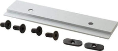 80/20 Inc. - 1-1/2" Wide, 6" High, Open Shelving Aluminum Container Hanger with Hardware - Aluminum, Use with 10 & 15 80/20 Inc. Series Compatible - Industrial Tool & Supply