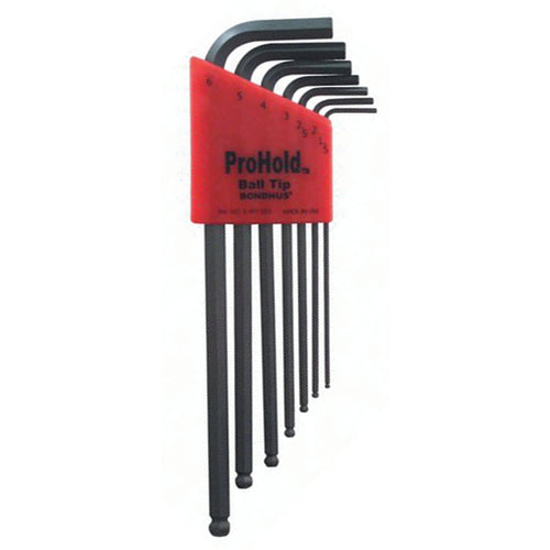 7PC TIP BALL END L-WRENCH SET - Industrial Tool & Supply