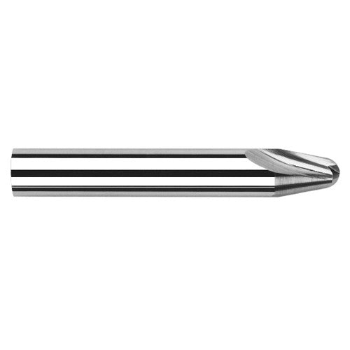 Runner Cutters - 0.0310″ (1/32) Radius × 0.3840″ Length of Cut × 10° per side Carbide Runner Cutter, 2 Flutes