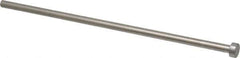Gibraltar - 1/4" Pin Diam, 7/16" Head Diam x 3/16" Head Height, 8" OAL, Straight Ejector Pin - Steel, 7-13/16" Pin Length - Industrial Tool & Supply