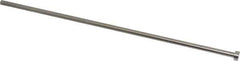Gibraltar - 1/4" Pin Diam, 7/16" Head Diam x 3/16" Head Height, 12" OAL, Straight Ejector Pin - Steel, 11-13/16" Pin Length - Industrial Tool & Supply