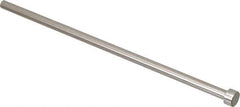 Gibraltar - 17/64" Pin Diam, 7/16" Head Diam x 1/4" Head Height, 8" OAL, Straight Ejector Pin - Steel, 7-3/4" Pin Length - Industrial Tool & Supply