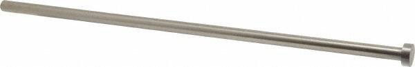 Gibraltar - 13/32" Pin Diam, 11/16" Head Diam x 1/4" Head Height, 14" OAL, Straight Ejector Pin - Steel, 13-3/4" Pin Length - Industrial Tool & Supply