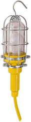 Woodhead Electrical - 120 VAC, 100 Watt, Electric, Incandescent Portable Handheld Work Light - 25' Cord, 1 Head, 1,000 Lumens, Zinc-Plated Steel, 120.65mm Wide x 457.2mm High - Industrial Tool & Supply