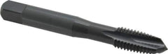 OSG - M10x1.50 Metric Coarse, 3 Flute, Oxide Finish, Powdered Metal Spiral Point Tap - Plug Chamfer, Right Hand Thread, 2-15/16" OAL, 1-1/4" Thread Length, 0.381" Shank Diam, 6H Class of Fit, Series 344 - Exact Industrial Supply