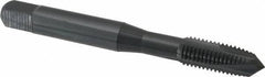 OSG - 5/16-24 UNF, 3 Flute, Oxide Finish, Powdered Metal Spiral Point Tap - Plug Chamfer, Right Hand Thread, 2-23/32" OAL, 1-1/8" Thread Length, 0.318" Shank Diam, 3B Class of Fit, Series 312NI - Exact Industrial Supply
