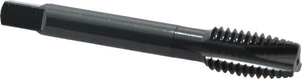 OSG - 1/2-13 UNC, 3 Flute, Oxide Finish, Powdered Metal Spiral Point Tap - Plug Chamfer, Right Hand Thread, 3-3/8" OAL, 1-21/32" Thread Length, 0.367" Shank Diam, 3B Class of Fit, Series 312NI - Exact Industrial Supply