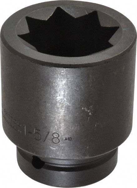 Proto - 1" Drive 1-5/8" Impact Socket - 8 Points, 3-1/2" OAL - Industrial Tool & Supply
