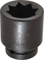 Proto - 1" Drive 1-5/8" Impact Socket - 8 Points, 3-1/2" OAL - Industrial Tool & Supply