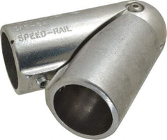 Hollaender - 1-1/2" Pipe, Adjustable Elbow Assembly, Aluminum Alloy Elbow Pipe Rail Fitting - Bright Finish - Industrial Tool & Supply