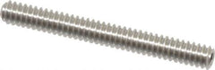 Value Collection - #4-40 UNC, 1" OAL, Cup Point Set Screw - Grade Austenitic A2 Stainless Steel, 0.05" Key - Industrial Tool & Supply