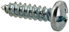 Value Collection - #8 Pan Head Slotted Phillips Sheet Metal Screw - Steel, 5/8" Length Under Head, Grade 2 - Industrial Tool & Supply