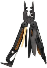 Leatherman - 17 Piece, Multi-Tool Set - 7-1/2" OAL, 5" Closed Length - Industrial Tool & Supply