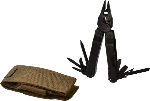 Leatherman - 19 Piece, Multi-Tool Set - 7" OAL, 4-1/2" Closed Length - Industrial Tool & Supply