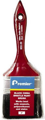 Premier Paint Roller - 3" Flat China Bristle General Purpose Paint Brush - 2-1/4" Bristle Length, 6-1/4" Wood Beavertail Handle - Industrial Tool & Supply