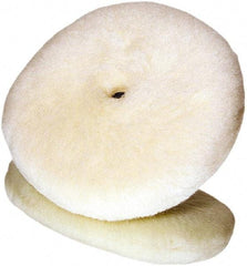 3M - 9" Diam Wool Buffing & Backing Pad - Quick Connect Attachment - Industrial Tool & Supply