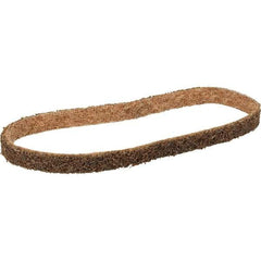 3M - 1/2" Wide x 12" OAL, Aluminum Oxide Abrasive Belt - Aluminum Oxide, Coarse, Nonwoven, Series SC-BS - Industrial Tool & Supply