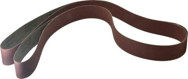 Tru-Maxx - 2" Wide x 132" OAL, 320 Grit, Aluminum Oxide Abrasive Belt - Aluminum Oxide, Extra Fine, Coated, J Weighted Cloth Backing - Industrial Tool & Supply