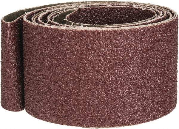 Tru-Maxx - 3" Wide x 132" OAL, 36 Grit, Aluminum Oxide Abrasive Belt - Aluminum Oxide, Very Coarse, Coated, X Weighted Cloth Backing - Industrial Tool & Supply