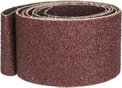 Tru-Maxx - 3" Wide x 132" OAL, 36 Grit, Aluminum Oxide Abrasive Belt - Aluminum Oxide, Very Coarse, Coated, X Weighted Cloth Backing - Industrial Tool & Supply