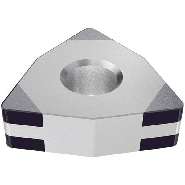 Iscar - WNGA431 TMC Grade IB55 CBN Turning Insert - Uncoated, 80° Trigon, 1/2" Inscr Circle, 3/16" Thick, 1/64" Corner Radius - Industrial Tool & Supply