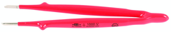 5" OAL INSULATED TWEEZERS STRAIGHT - Industrial Tool & Supply