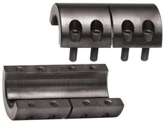 Climax Metal Products - 1/2" Inside x 1-1/8" Outside Diam, Two Piece Rigid Coupling without Keyway - 1-3/4" Long - Industrial Tool & Supply