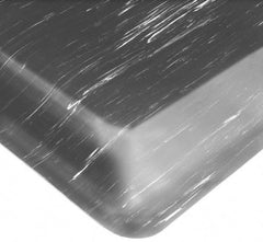 Wearwell - 20' Long x 3' Wide, Dry Environment, Anti-Fatigue Matting - Black, Vinyl with Nitrile Blend Base, Beveled on 4 Sides - Industrial Tool & Supply