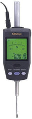 Mitutoyo - 0 to 60.9mm Range, 0.0005" Graduation, Electronic Drop Indicator - Accurate to 0.0025mm, Metric System, LCD Display - Industrial Tool & Supply