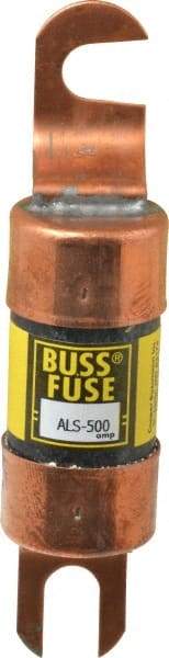 Cooper Bussmann - 500 Amp Time Delay Fast-Acting Forklift & Truck Fuse - 125VAC, 125VDC, 4.71" Long x 1" Wide, Bussman ALS-500, Ferraz Shawmut ALS450 - Industrial Tool & Supply