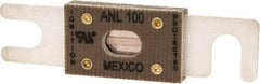 Cooper Bussmann - 100 Amp Non-Time Delay Fast-Acting Forklift & Truck Fuse - 125VAC, 80VDC, 3.18" Long x 0.75" Wide, Littelfuse CNL100, Bussman ANL-100, Ferraz Shawmut CNL100 - Industrial Tool & Supply
