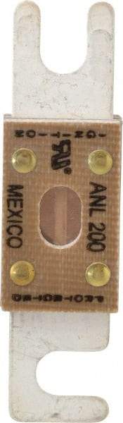 Cooper Bussmann - 200 Amp Non-Time Delay Fast-Acting Forklift & Truck Fuse - 125VAC, 80VDC, 3.18" Long x 0.75" Wide, Littelfuse CNL200, Bussman ANL-200, Ferraz Shawmut CNL200 - Industrial Tool & Supply