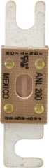 Cooper Bussmann - 200 Amp Non-Time Delay Fast-Acting Forklift & Truck Fuse - 125VAC, 80VDC, 3.18" Long x 0.75" Wide, Littelfuse CNL200, Bussman ANL-200, Ferraz Shawmut CNL200 - Industrial Tool & Supply