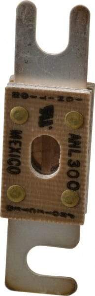 Cooper Bussmann - 300 Amp Non-Time Delay Fast-Acting Forklift & Truck Fuse - 125VAC, 80VDC, 3.18" Long x 0.75" Wide, Littelfuse CNL300, Bussman ANL-300, Ferraz Shawmut CNL300 - Industrial Tool & Supply