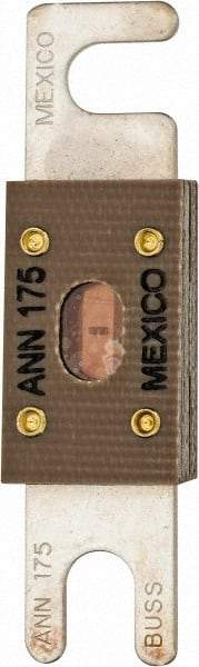Cooper Bussmann - 175 Amp Non-Time Delay Fast-Acting Forklift & Truck Fuse - 125VAC, 80VDC, 3.18" Long x 0.75" Wide, Littelfuse CNN175, Bussman ANN-175, Ferraz Shawmut CNN175 - Industrial Tool & Supply