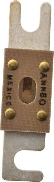 Cooper Bussmann - 80 Amp Non-Time Delay Fast-Acting Forklift & Truck Fuse - 125VAC, 80VDC, 3.18" Long x 0.75" Wide, Littelfuse CNN80, Bussman ANN-80, Ferraz Shawmut CNN80 - Industrial Tool & Supply