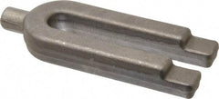 Gibraltar - 2" Wide x 7/8" High, Forged Steel, U Shaped Strap Clamp - 11/16" Stud, 5-1/2" Travel, 6" OAL, 5-1/2" Slot Length, 11/16" Slot Width - Industrial Tool & Supply