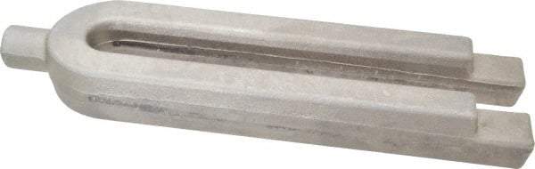Gibraltar - 3-1/4" Wide x 1-3/8" High, Forged Steel, U Shaped Strap Clamp - 1-1/16" Stud, 11" Travel, 12" OAL, 11" Slot Length, 1-1/16" Slot Width - Industrial Tool & Supply
