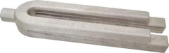 Gibraltar - 3-1/4" Wide x 1-3/8" High, Forged Steel, U Shaped Strap Clamp - 1-1/16" Stud, 11" Travel, 12" OAL, 11" Slot Length, 1-1/16" Slot Width - Industrial Tool & Supply