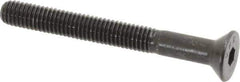 Value Collection - #10-32 UNF Hex Socket Drive, 82° Flat Screw - Alloy Steel, Black Oxide Finish, Partially Threaded, 1-3/4" OAL - Industrial Tool & Supply